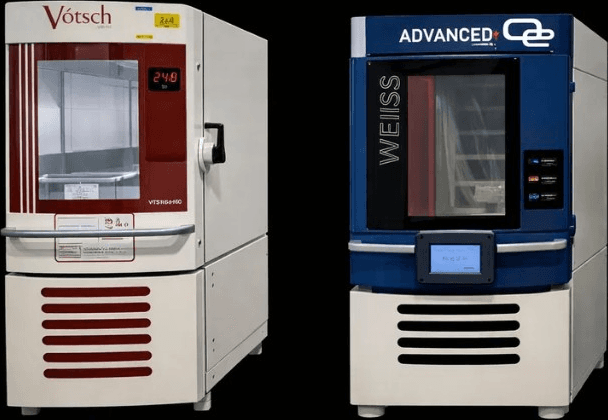 Vötsch and Weiss climate test chambers at Advanced Electronics AS